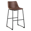 Centiar Counter Height Bar Stool | Brown | Ancho: 47.6cm - Alto: 87.6cm - Prof: 54.6cm