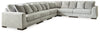 Regent Park 6-Piece Sectional | Pewter | Ancho: 434.3cm - Alto: 99.1cm - Prof: 335.3cm