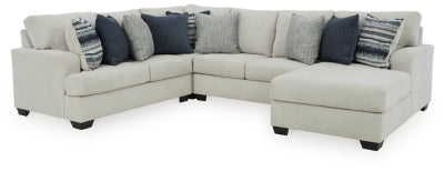 Lowder 4-Piece Sectional with Chaise | Stone | Ancho: 332.7cm - Alto: 101.6cm - Prof: 254.0cm