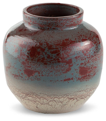 Turkingsly Vase | Spice/Teal/Antique White | Ancho: 215.9 - Alto: 215.9 - Prof : 215.9