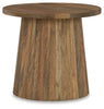 Ceilby Accent Table | Natural | Ancho: 51.1cm - Alto: 45.1cm - Prof: 51.1cm