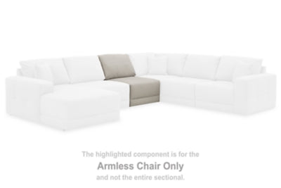 Next-Gen Gaucho Armless Chair | Gray | Ancho: 78.7cm - Alto: 91.4cm - Prof: 104.1cm