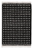 Minston 5' x 7' Rug | Black/White | Ancho: 147.3cm - Alto: 2.5cm - Prof: 218.4cm