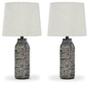 Mahima Table Lamp (Set of 2) | Black/White | Ancho: 33.0cm - Alto: 62.2cm - Prof: 33.0cm