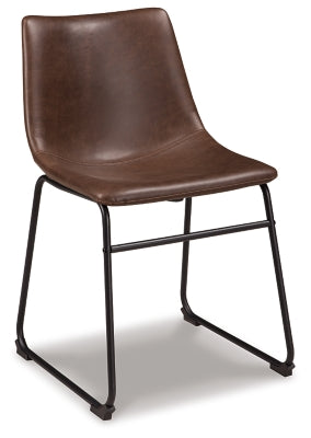 Centiar Dining Chair | Brown | Ancho: 47.6cm - Alto: 78.1cm - Prof: 54.6cm