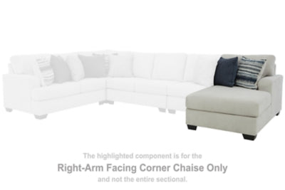 Lowder Right-Arm Facing Corner Chaise | Stone | Ancho: 94.0cm - Alto: 101.6cm - Prof: 167.6cm