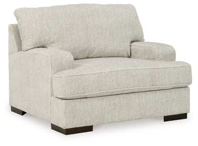 Alesandra Oversized Chair | Parchment | Ancho: 124.5cm - Alto: 99.1cm - Prof: 111.8cm
