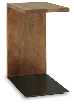 Wimshaw Accent Table | Brown/Black | Ancho: 30.5cm - Alto: 61.3cm - Prof: 45.7cm