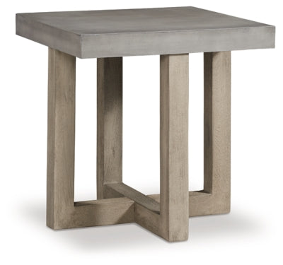 Lockthorne End Table | Gray | Ancho: 584.2 - Alto: 590.55 - Prof : 584.2