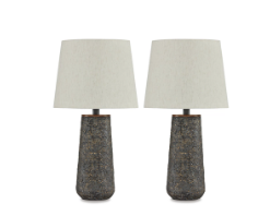 Chaston Table Lamp (Set of 2) | Antique Bronze Finish | Ancho: 30.8cm - Alto: 61.0cm - Prof: 30.8cm