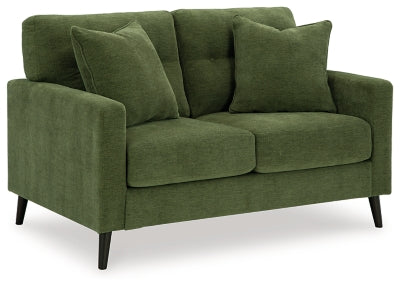 Bixler Loveseat | Olive | Ancho: 144.8cm - Alto: 94.0cm - Prof: 96.5cm