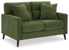 Bixler Loveseat | Olive | Ancho: 144.8cm - Alto: 94.0cm - Prof: 96.5cm