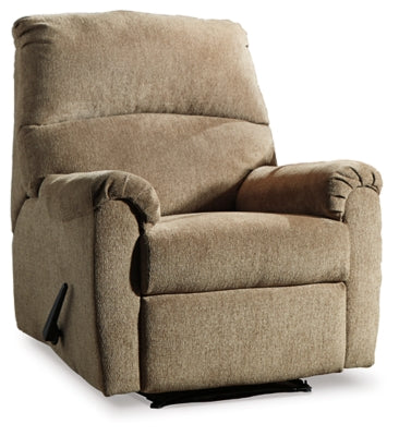 Nerviano Recliner | Mocha | Ancho: 85.1cm - Alto: 106.7cm - Prof: 94.0cm