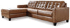 Baskove 2-Piece Sectional with Chaise | Auburn | Ancho: 276.9cm - Alto: 91.4cm - Prof: 185.4cm