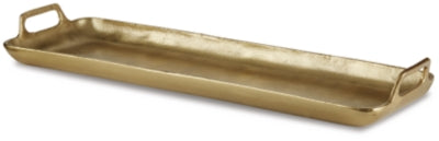 Posy Tray | Gold Finish | Ancho: 61.0cm - Alto: 6.6cm - Prof: 20.3cm