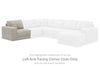 Next-Gen Gaucho Left-Arm Facing Corner Chair | Gray | Ancho: 104.1cm - Alto: 91.4cm - Prof: 104.1cm