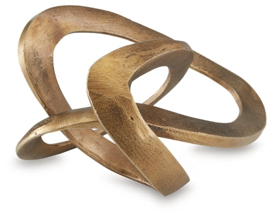 Dunnruck Sculpture | Antique Brass Finish | Ancho: 29.5cm - Alto: 16.8cm - Prof: 21.6cm