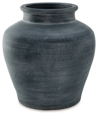 Meadie Vase | Distressed Blue | Ancho: 27.9cm - Alto: 31.8cm - Prof: 27.9cm