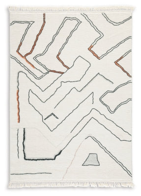 Cadeworth 7'6" x 11'1" Washable Rug | Multi | Ancho: 228.6cm - Alto: 1.0cm - Prof: 337.2cm
