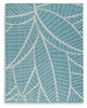 Hulsia 8' x 10' Rug | Ivory/Aqua | Ancho: 240.7cm - Alto: 0.6cm - Prof: 305.8cm
