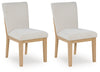 Whittgate Dining Chair | Light Brown | Ancho: 48.9cm - Alto: 86.4cm - Prof: 61.6cm
