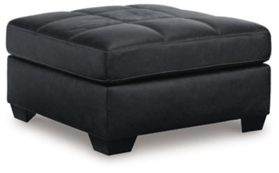 Barlin Mills Oversized Accent Ottoman | Carbon | Ancho: 91.4cm - Alto: 53.3cm - Prof: 91.4cm