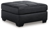 Barlin Mills Oversized Accent Ottoman | Carbon | Ancho: 91.4cm - Alto: 53.3cm - Prof: 91.4cm