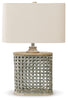 Deondra Table Lamp | Gray | Ancho: 48.3cm - Alto: 73.7cm - Prof: 27.9cm
