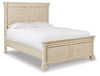 Bolanburg Queen Panel Bed | Antique White | Ancho: 1720.85 - Alto: 1571.75 - Prof : 2213.1