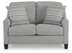 Adlai Loveseat | Shadow | Ancho: 144.8cm - Alto: 101.6cm - Prof: 99.1cm