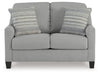 Adlai Loveseat | Shadow | Ancho: 144.8cm - Alto: 101.6cm - Prof: 99.1cm