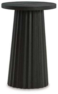 Ceilby Accent Table | Black | Ancho: 35.6cm - Alto: 53.3cm - Prof: 35.6cm