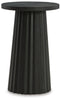 Ceilby Accent Table | Black | Ancho: 35.6cm - Alto: 53.3cm - Prof: 35.6cm