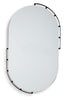 Valkings Accent Mirror | Black | Ancho: 61.3cm - Alto: 101.9cm - Prof: 3.8cm