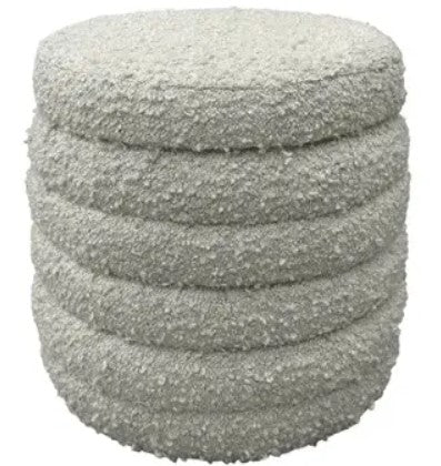 Duntler Storage Ottoman | Ivory | Ancho: 45.1cm - Alto: 44.1cm - Prof: 45.1cm