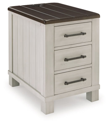 Darborn Chairside End Table | Gray/Brown | Ancho: 44.4cm - Alto: 61.6cm - Prof: 61.0cm