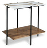 Braxmore Accent Table | White/Light Brown | Ancho: 55.9cm - Alto: 58.8cm - Prof: 38.1cm