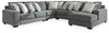 Castano 5-Piece Sectional with Chaise | Jewel | Ancho: 3454.4 - Alto: 990.6 - Prof : 3378.2