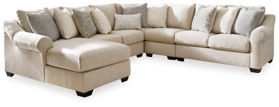 Carnaby 5-Piece Sectional with Chaise | Linen | Ancho: 340.4cm - Alto: 99.1cm - Prof: 332.7cm