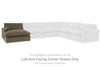 Sophie Left-Arm Facing Corner Chaise | Cocoa | Ancho: 116.8cm - Alto: 91.4cm - Prof: 170.2cm