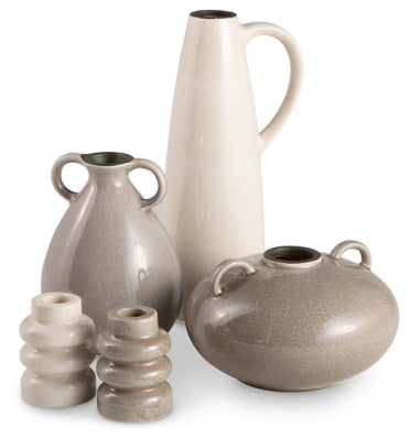 Abalade Accessory Set (Set of 5) | Gray/White/Brown | Ancho: 0.0 - Alto: 0.0 - Prof : 0.0