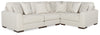 Lyndeboro 4-Piece Sectional | Natural | Ancho: 335.3cm - Alto: 99.1cm - Prof: 236.2cm
