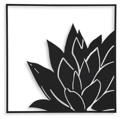Ellyse Wall Decor | Black | Ancho: 609.6 - Alto: 609.6 - Prof : 12.7