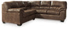 Bladen 2-Piece Sectional | Coffee | Ancho: 2362.2 - Alto: 965.2 - Prof : 2387.6