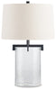 Fentonley Table Lamp | Clear/Antique Black | Ancho: 41.9cm - Alto: 64.5cm - Prof: 41.9cm