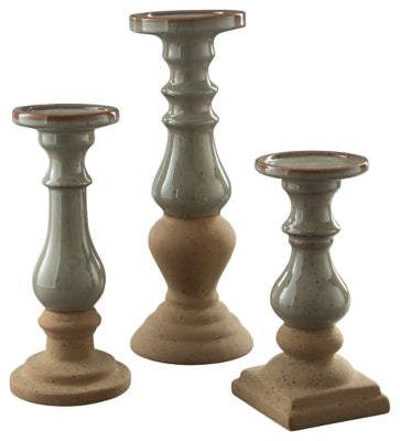 Emele Candle Holder (Set of 3) | Taupe | Ancho: 0.0 - Alto: 0.0 - Prof : 0.0