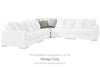 Regent Park Wedge | Pewter | Ancho: 109.2cm - Alto: 99.1cm - Prof: 109.2cm