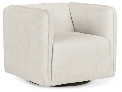 Lonoke Swivel Accent Chair | Gray | Ancho: 83.8cm - Alto: 73.7cm - Prof: 78.7cm