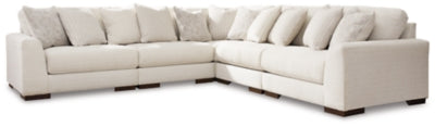 Lyndeboro 5-Piece Sectional | Natural | Ancho: 335.3cm - Alto: 99.1cm - Prof: 335.3cm