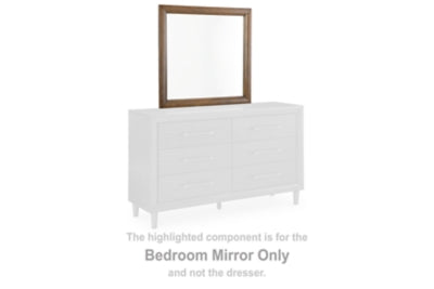 Lyncott Bedroom Mirror | Brown | Ancho: 96.5cm - Alto: 93.3cm - Prof: 3.2cm